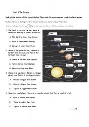 Reading Quiz part 3: the planets