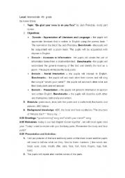 English worksheet: LP - parts of the body