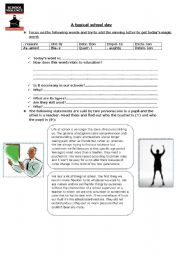 English Worksheet: EDUCATION