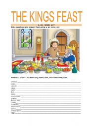 English Worksheet: THE KINGS FEAST