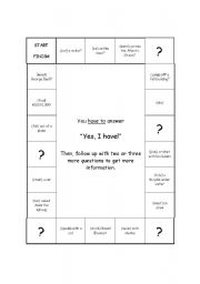 English Worksheet: Present Perfect-You have to answer 