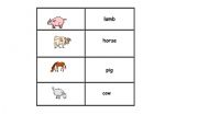 English worksheet: FARM ANIMALS