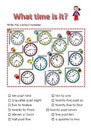 Time worksheets