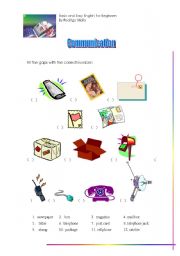English worksheet: Communication