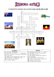 Crosswords Australia - ESL worksheet by helenemonge