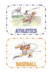 Sports flashcards (1 of 3)