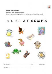 English worksheet: Alphabet Sound