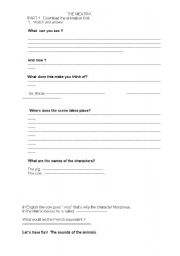 English worksheet: the meatrix