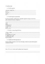 English Worksheet: the meatrix part 2