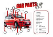 English Worksheet: CAR PARTS 1/2