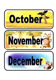 Calendar flashcards set 4