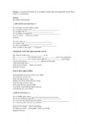 English Worksheet: Song for accent reduction
