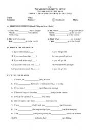 English Worksheet: grammer