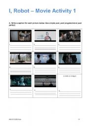 English Worksheet: I, Robot - Movie Activity 1