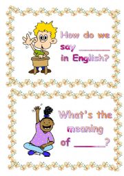 classroom language flashcards (set 3)