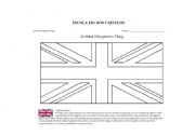 English worksheet: UK flag