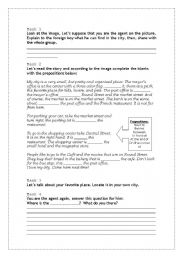 English worksheet: prepositions