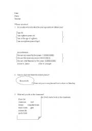 English worksheet: Lets see how to tell your age