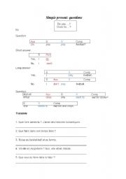 English Worksheet: Present simple: Questions
