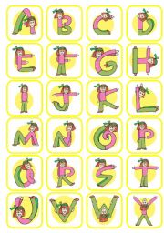 Alphabet Lady Card Games