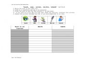 English worksheet: Look Say Cover Check