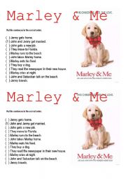 English Worksheet: Marley & Me Video activity