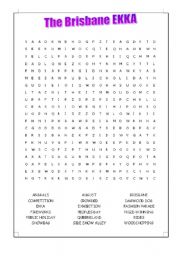 English worksheet: Brisbane EKKA Puzzle 