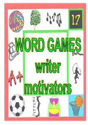 WORD GAMES - writer motivators