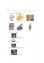 English worksheet: Adjectives