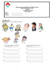 English Worksheet: Ilnesses