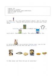 English worksheet: write it in the past