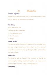 English worksheet: /ai/  lesson plan