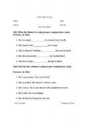 English worksheet: worksheet