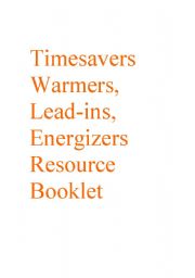 Timesavers Warmers and Energizers Resource Booklet