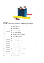 English Worksheet: preposition