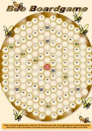 Bee boardgame (fully editable)
