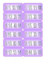 Numbers spelling game