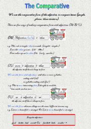 English Worksheet: The Comparative