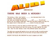 Alibi Gamesheet