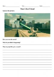 English worksheet: Writing Prompt