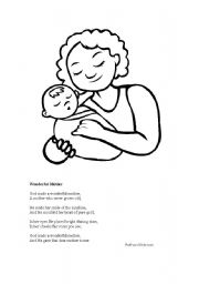 English Worksheet: Mothers day