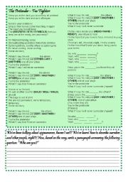 English Worksheet: Describing people - 