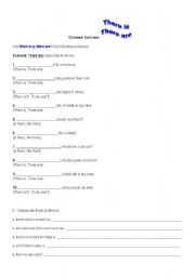 English worksheet: There is, There are exercises