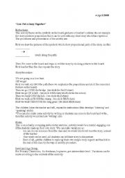 English worksheet: tell a story