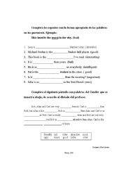 English Worksheet: Comparative and superlative