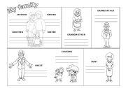 English Worksheet: My family