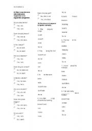English worksheet: simple present quiz 