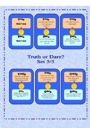 Truth or Dare? - Set 5/5