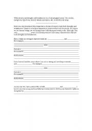 English worksheet: Writing Templete for Essay