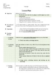 English Worksheet: story reconstruction